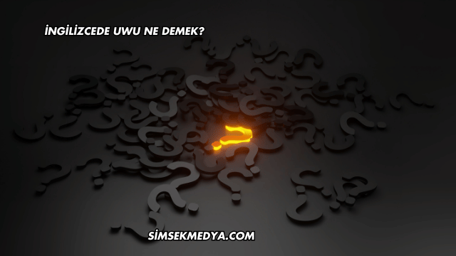 İngilizcede UWU Ne Demek?